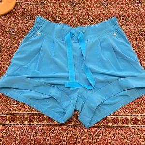 Blue lululemon shorts